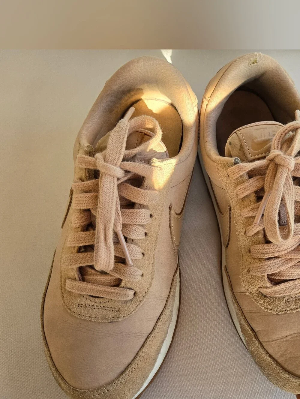 Nike Daybreak Prm Mf Vachetta Tan Sneakers Suede Leather Rubber Waffle 5.5 Retro